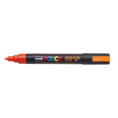 Paintmarker Uni POSCA PC5M medium fluor oranje