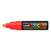 Paintmarker Uni POSCA PC8K breed schuin fluor oranje foto