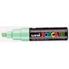 Paintmarker Uni POSCA PC8K breed schuin lichtgroen foto