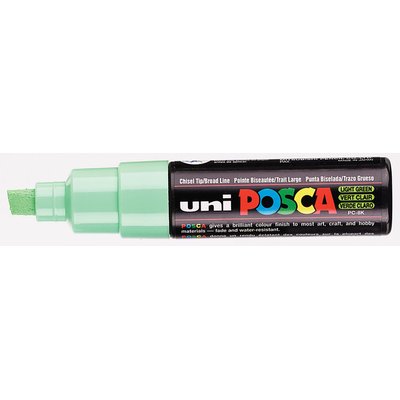 Paintmarker Uni POSCA PC8K breed schuin lichtgroen