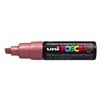 Paintmarker Uni POSCA PC8K breed schuin metallic rood foto