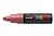 Paintmarker Uni POSCA PC8K breed schuin metallic rood