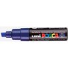 Paintmarker Uni POSCA PC8K breed schuin donkerblauw photo