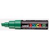 Paintmarker Uni POSCA PC8K breed schuin donkergroen photo