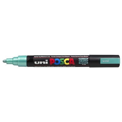 Marqueur peinture Posca PC5M Medium vert métal