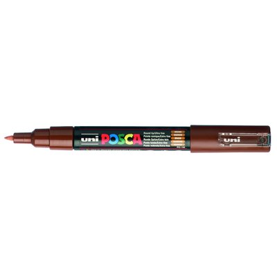 Paintmarker Uni POSCA PC1MC extra fijn bruin
