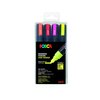 Paintmarker Uni POSCA PC5M medium fluor assorti set à 4 stuks photo