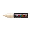 Paintmarker Uni POSCA PC8K breed schuin beige photo