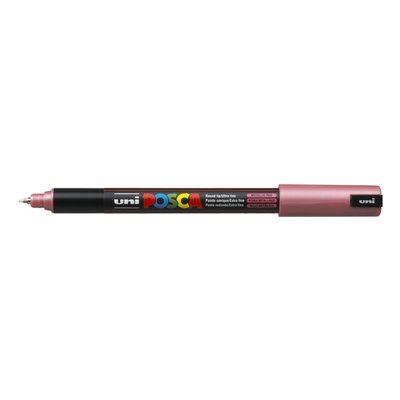 Paintmarker Uni POSCA PC1MR extra fijn metallic rood