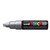 Paintmarker Uni POSCA PC8K breed schuin zilver