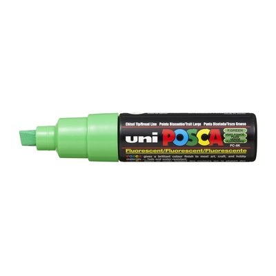 Paintmarker Uni POSCA PC8K breed schuin fluor groen