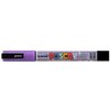 Paintmarker Uni POSCA PC3M fijn glitter paars foto