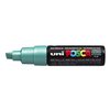 Paintmarker Uni POSCA PC8K breed schuin metallic groen foto