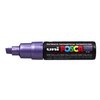 Paintmarker Uni POSCA PC8K breed schuin metallic paars foto