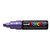 Paintmarker Uni POSCA PC8K breed schuin metallic paars