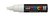 Paintmarker Uni POSCA PC8K breed schuin wit