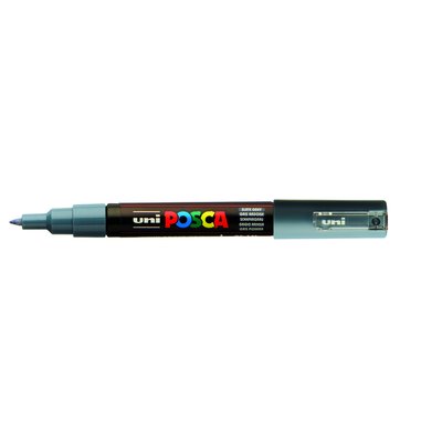 Paintmarker Uni POSCA PC1MC extra fijn leisteengrijs