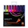 Paintmarker Uni POSCA PC5M medium warm assorti set à 8 stuks photo