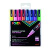 Marqueur peinture Posca PC3M Fin pastel pailleté set 8 pièces Photo