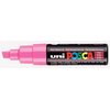 Paintmarker Uni POSCA PC8K breed schuin roze photo