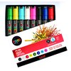 Paintmarker Uni POSCA PC8K breed schuin assorti set à 8 stuks foto