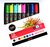 Paintmarker Uni POSCA PC8K breed schuin assorti set à 8 stuks