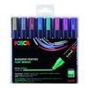 Paintmarker Uni POSCA PC5M medium metallic assorti set à 8 stuks foto