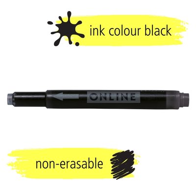 Cartouche d'encre Online Combi noir boîte 5 pièces