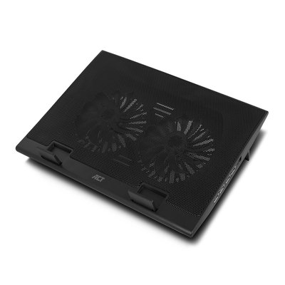 Laptopstandaard ACT 2 standen met ventilator 4-p hub