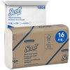 Handdoek Scott m-vouw 1-laags 230x235mm 16x250stuks wit 1804 foto