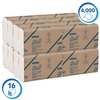 Handdoek Scott m-vouw 1-laags 230x235mm 16x250stuks wit 1804 foto