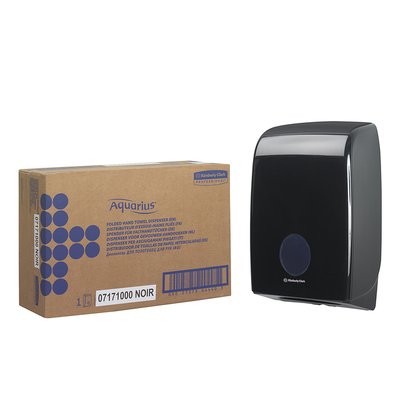 Distributeur essuie-mains Aquarius 7171 pour pli-I noir