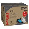 Poetsdoek WypAll X70 PowerClean 426x282mm 200vel dispenserdoos wit 8296 foto