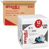 Poetsdoek WypAll X70 PowerClean 305x317mm 12x76vel wit 8387 foto