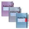 Projectboek Pukka Pad Metallic Executive A4 lijn 5-tabs 4-gaats 200 pagina's 80gr assorti foto
