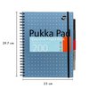 Projectboek Pukka Pad Metallic Executive A4 lijn 5-tabs 4-gaats 200 pagina's 80gr assorti foto