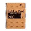 Projectboek Pukka Pad Kraft A4 lijn 5-tabs 200 pagina's 80gr foto