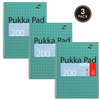 Collegeblok Pukka Pad Jotta A4 lijn 4-gaats 200 pagina's 80gr groen foto