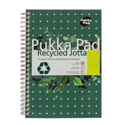 Notitieboek Pukka Pad Jotta A5 lijn 110 pagina's 80gr groen