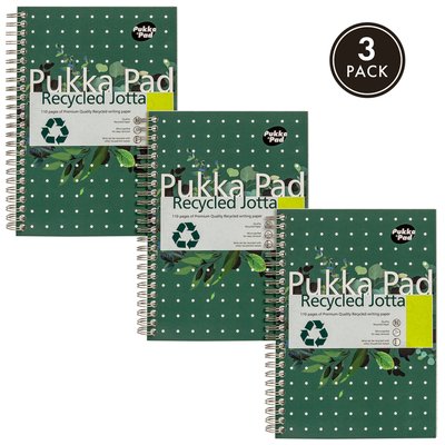 Notitieboek Pukka Pad Jotta A5 lijn 110 pagina's 80gr groen