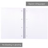 Bloc-notes Pukka Pad Jotta A4 carreau 5x5xmm 4 perforations 200 pages 80g vert Photo