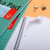 Bloc-notes Pukka Pad Jotta A4 carreau 5x5xmm 4 perforations 200 pages 80g vert Photo