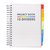 Projectboek Pukka Pad White B5 lijn 10-tabs 400 pagina's 80gr