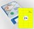 Etiket Rillprint 70x37mm fluorgeel 2400 etiketten