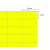 Etiket Rillprint 70x37mm fluorgeel 2400 etiketten foto