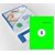 Etiket Rillprint 105x74mm fluorgroen 800 etiketten