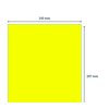 Etiket Rillprint 210x297mm fluorgeel 100 etiketten foto
