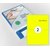 Etiket Rillprint 210x148mm fluorgeel 200 etiketten