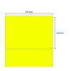 Etiket Rillprint 210x148mm fluorgeel 200 etiketten foto