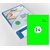 Etiket Rillprint 70x37mm fluorgroen 2400 etiketten